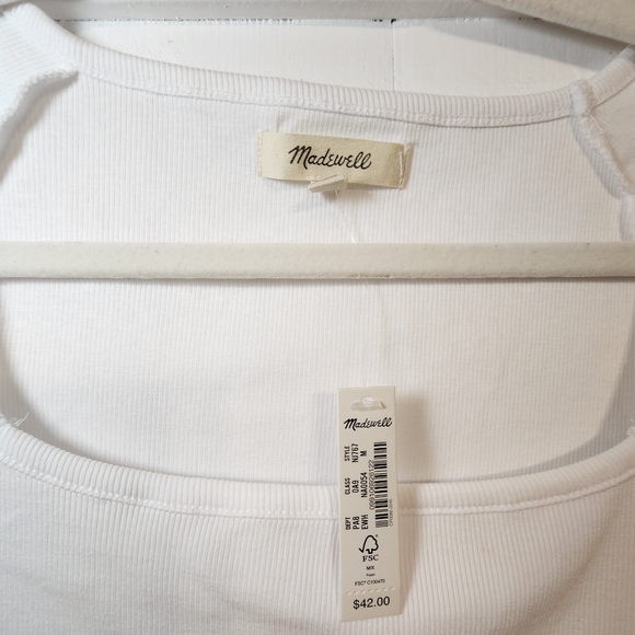 Madewell Brightside Aruba Squareneck Tee - Picture 4 of 4